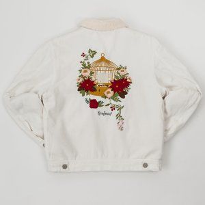 Profound Aesthetic white Denim  jacket small